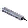 Переходник Baseus для MacBook HUB Mechanical eye 6в1 (USB/HDMI/Type-C/RJ45) (CAHUB-J0G) Deep Grey, темно-серый Переходник Baseus для MacBook HUB Mechanical eye 6в1 (USB/HDMI/Type-C/RJ45) (CAHUB-J0G) Deep Grey, темно-серый