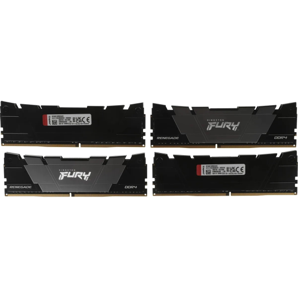 Оперативная память Kingston Fury Renegade Black (KF436C16RB2K4/32) DDR4 32GB 3600MHz CL16 DIMM 4x8