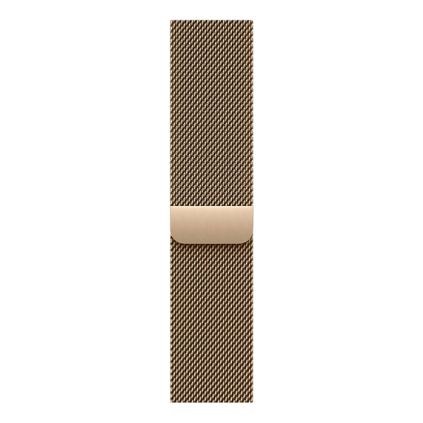Apple Watch Series 11, 42 мм корпус из титана цвета «Gold», ремешок Milanese Loop цвета «Gold»