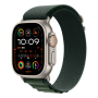 Apple Watch Ultra 2 (2024), 49 мм корпус из титана цвета «Natural», ремешок Alpine Loop размера L цвета «Dark Green» Apple Watch Ultra 2 (2024), 49 мм корпус из титана цвета «Natural», ремешок Alpine Loop размера L цвета «Dark Green»