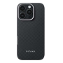 Чехол для iPhone 16 Pro Max Pitaka Ultra-Slim Case (KI1601NOP), черный Чехол для iPhone 16 Pro Max Pitaka Ultra-Slim Case (KI1601NOP), черный