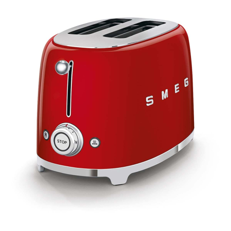 Тостер на 2 ломтика SMEG 50s style (TSF01RDEU) Красный Тостер на 2 ломтика SMEG 50s style (TSF01RDEU) Красный