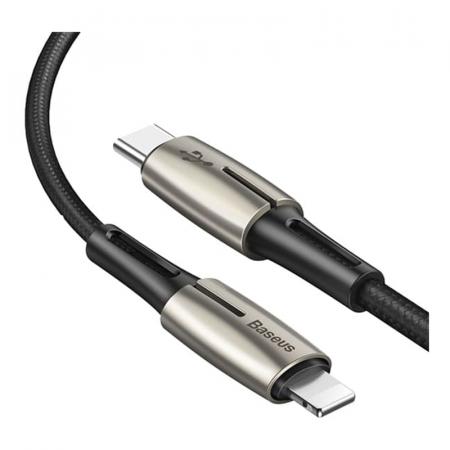 Кабель USB Type-C (m) – Lightning (m) Baseus Waterdrop PD, 18W, 1,3 м (CATLRD-01) Черный Кабель USB Type-C (m) – Lightning (m) Baseus Waterdrop PD, 18W, 1,3 м (CATLRD-01) Черный