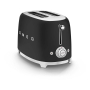 Тостер на 2 ломтика SMEG 50s style (TSF01BLMEU) Черный матовый Тостер на 2 ломтика SMEG 50s style (TSF01BLMEU) Черный матовый