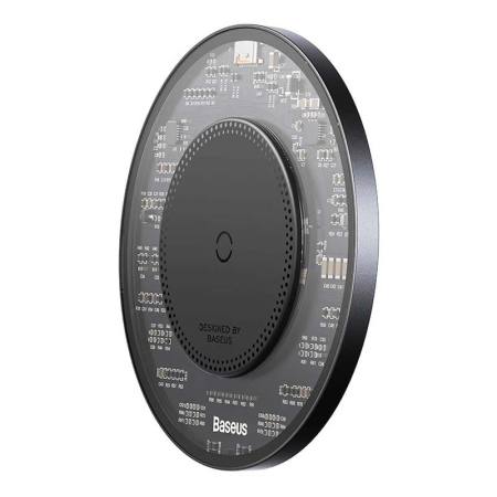 Беспроводное зарядное устройство Baseus Simple 2 Wireless Charger 15W (BS-W530) Black, черный Беспроводное зарядное устройство Baseus Simple 2 Wireless Charger 15W (BS-W530) Black, черный