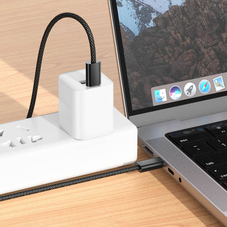 Кабель hoco. Hero 60W Charging Data Cable разъем Type-C – Type-C (X105) Черный Кабель hoco. Hero 60W Charging Data Cable разъем Type-C – Type-C (X105) Черный