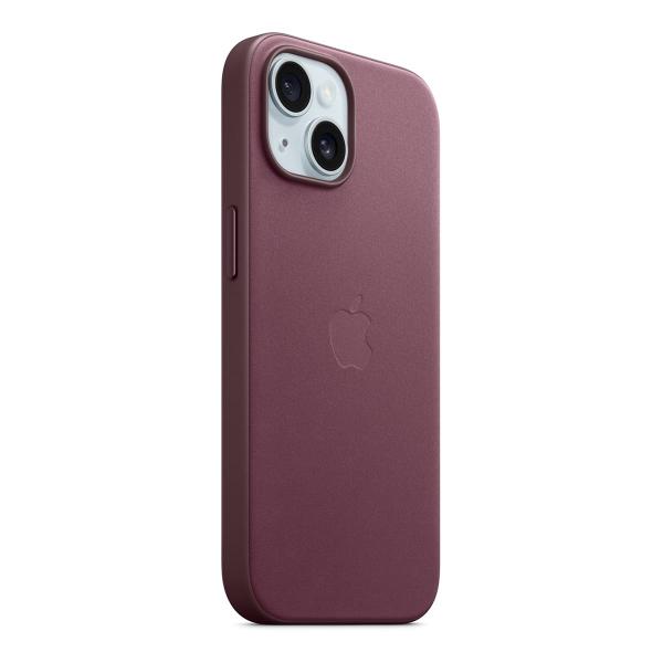 Чехол FineWoven Case для Apple iPhone 15 с MagSafe Mulberry, фиолетовый