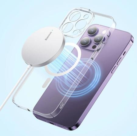 Беспроводное зарядное устройство Baseus Simple Mini3 Magnetic Wireless Charger 15W CCJJ040012 (BS-W529) White, белый Беспроводное зарядное устройство Baseus Simple Mini3 Magnetic Wireless Charger 15W CCJJ040012 (BS-W529) White, белый