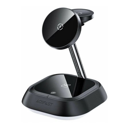 Беспроводное зарядное устройство AceFast Wireless Charger Desktop Holder (E16) Black, черный Беспроводное зарядное устройство AceFast Wireless Charger Desktop Holder (E16) Black, черный