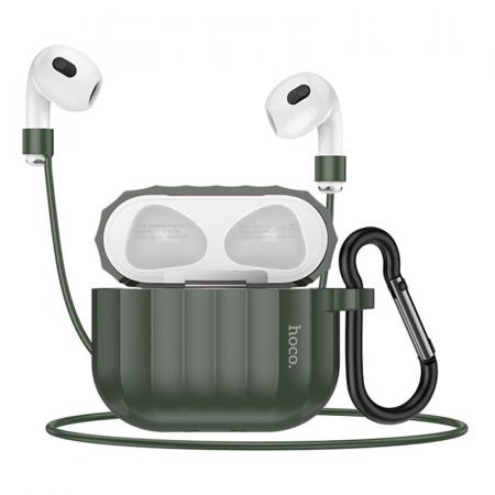 Чехол для AirPods 3 hoco. (WB22) Зеленый Чехол для AirPods 3 hoco. (WB22) Зеленый