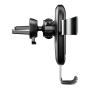 Автомобильный держатель с беспроводной зарядкой Baseus Metal Wireless Charger Gravity Car Mount (WXYL-B0A) Черный Автомобильный держатель с беспроводной зарядкой Baseus Metal Wireless Charger Gravity Car Mount (WXYL-B0A) Черный