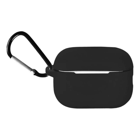 Чехол Silicone Case для Apple AirPods 3 с карабином Черный Чехол Silicone Case для Apple AirPods 3 с карабином Черный