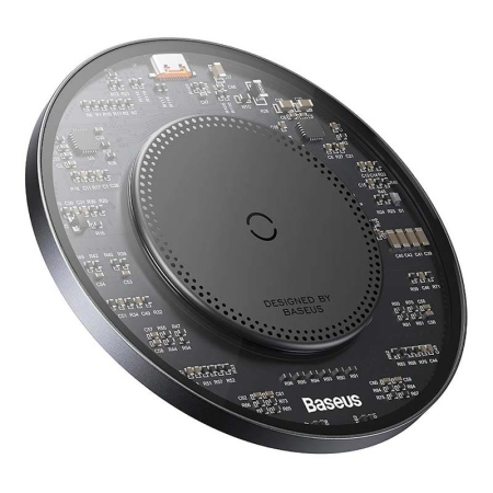 Беспроводное зарядное устройство Baseus Simple 2 Wireless Charger 15W (BS-W530) Black, черный Беспроводное зарядное устройство Baseus Simple 2 Wireless Charger 15W (BS-W530) Black, черный
