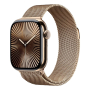 Apple Watch Series 10, 42 мм корпус из титана цвета «Gold», ремешок Milanese Loop цвета «Gold» Apple Watch Series 10, 42 мм корпус из титана цвета «Gold», ремешок Milanese Loop цвета «Gold»