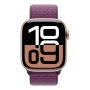 Apple Watch Series 10, 42 мм корпус из алюминия цвета «Rose Gold», ремешок Sport Loop цвета «Plum» Apple Watch Series 10, 42 мм корпус из алюминия цвета «Rose Gold», ремешок Sport Loop цвета «Plum»