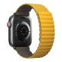 Ремешок UNIQ для Apple Watch 42/44/45/49 мм Revix reversible Magnetic (45MM-REVMUSKAK) Желтый/Серый
