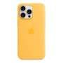 Чехол Silicone Case для Apple iPhone 15 Pro Max с MagSafe Yellow, Желтый Чехол Silicone Case для Apple iPhone 15 Pro Max с MagSafe Yellow, Желтый