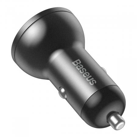 Автомобильное ЗУ 2xUSB Baseus Digital Display VCBXA-S (CCBX-0G) Черный Автомобильное ЗУ 2xUSB Baseus Digital Display VCBXA-S (CCBX-0G) Черный