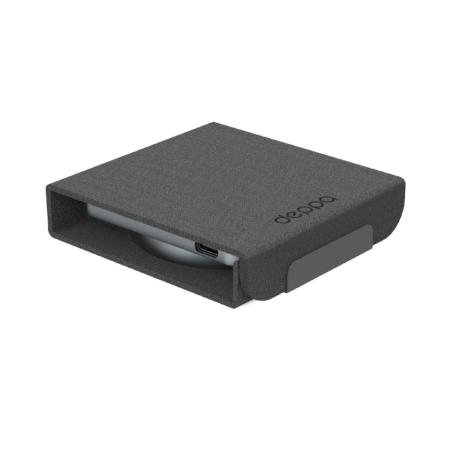 Беспроводная зарядная станция Deppa 2в1 Crystal MagSafe Fold Travel QI складная (23154) Black, черный Беспроводная зарядная станция Deppa 2в1 Crystal MagSafe Fold Travel QI складная (23154) Black, черный