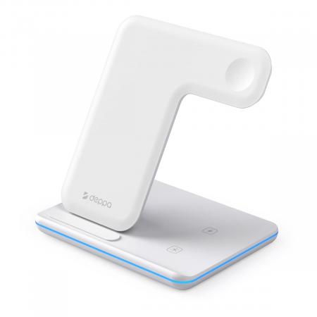 Зарядная станция Deppa 3в1 Charging Stand Neo 20W (24017) White, белый Зарядная станция Deppa 3в1 Charging Stand Neo 20W (24017) White, белый