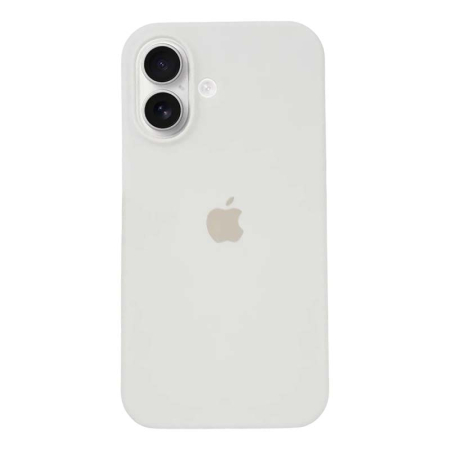 Чехол Silicone Case для Apple iPhone 16 Plus White, белый Чехол Silicone Case для Apple iPhone 16 Plus White, белый