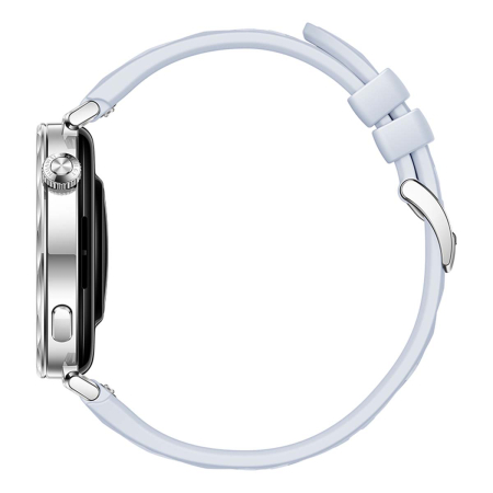 Часы HUAWEI Watch GT 5 Silver, 41 мм, цвет корпуса серебряный, цвет ремешка голубой Часы HUAWEI Watch GT 5 Silver, 41 мм, цвет корпуса серебряный, цвет ремешка голубой