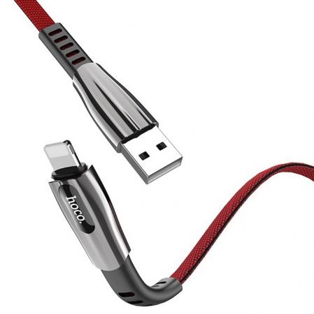 USB кабель hoco. Anti-Bending разъем Lightning 1,2 м (U70) Черный USB кабель hoco. Anti-Bending разъем Lightning 1,2 м (U70) Черный