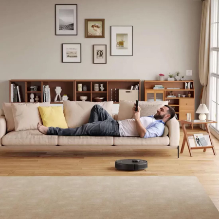 Робот-пылесос Xiaomi Dreame C9 Black, чёрный (удалить)