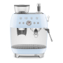 Кофемашина эспрессо со встроенной кофемолкой SMEG 50s style (EGF03PBEU) Пастельный голубой Кофемашина эспрессо со встроенной кофемолкой SMEG 50s style (EGF03PBEU) Пастельный голубой