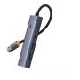 Хаб Baseus UltraJoy Series 4-Port Hub (B0005280A813-02) Серый Хаб Baseus UltraJoy Series 4-Port Hub (B0005280A813-02) Серый