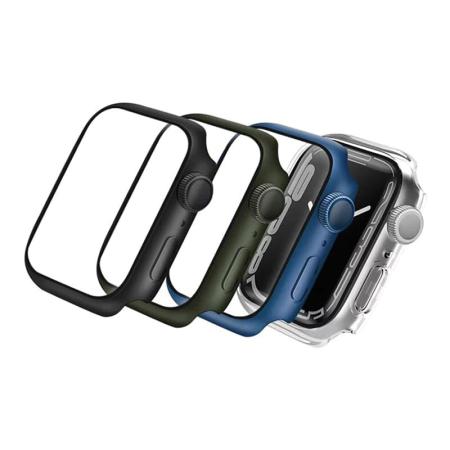 Чехол со стеклом для Apple Watch 7 41 мм UNIQ Legion (41MM-LEGNBLK) Черный Чехол со стеклом для Apple Watch 7 41 мм UNIQ Legion (41MM-LEGNBLK) Черный