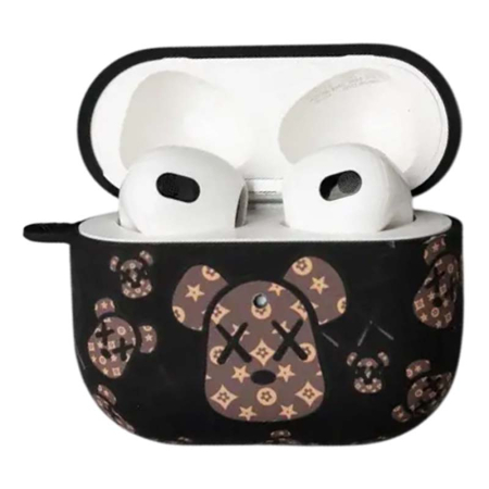 Чехол для AirPods 3 COQUE POUR Черный с рисунком мыши Чехол для AirPods 3 COQUE POUR Черный с рисунком мыши